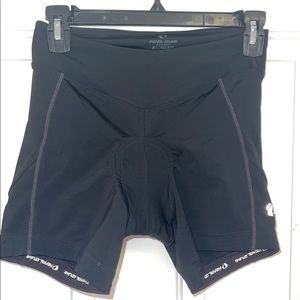 Pearl Izumi Size M Womens Black Athletic Padded Bike Cycling Active Shorts
